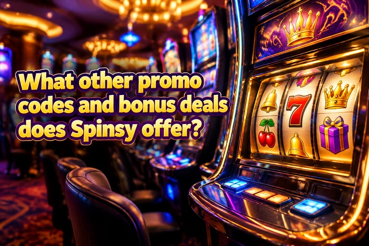 What other promo codes and bonus deals does Spinsy offer?