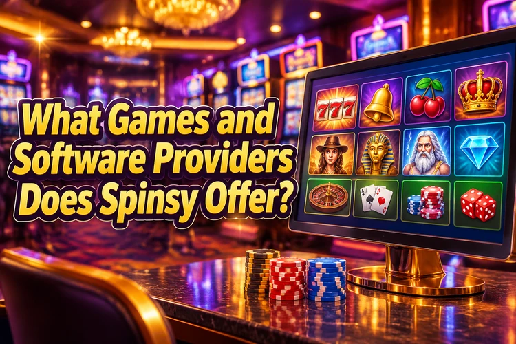 What Games and Software Providers Does Spinsy Offer?